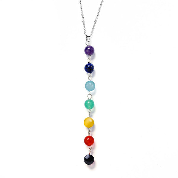 7 Natural Stone Necklace