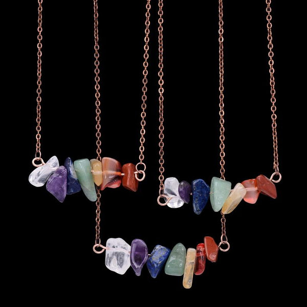 7 Crystal Stone Necklace