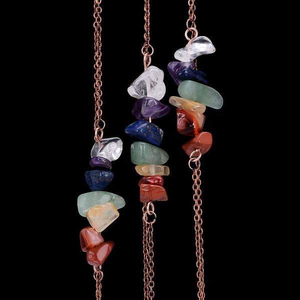 7 Crystal Stone Necklace