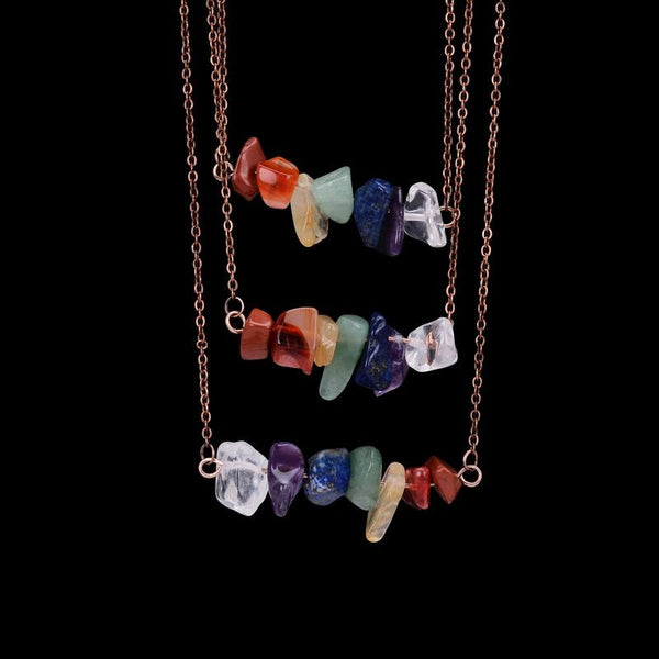7 Crystal Stone Necklace