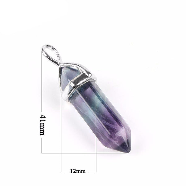 Hexagonal Point Pendulum Necklace