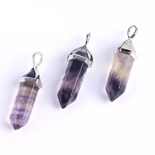 Hexagonal Point Pendulum Necklace