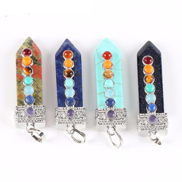 Sword Pendulum Charms Necklace