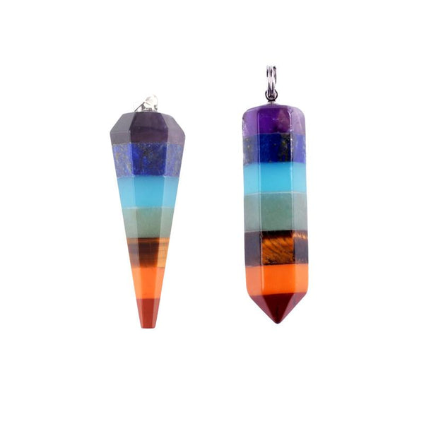 Multicolor Natural Stone Keychain