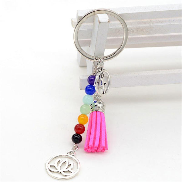 Crystal Tassel Keychain