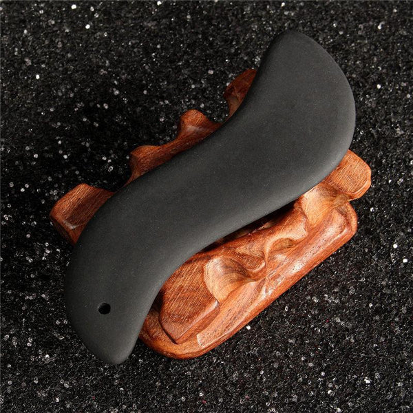 Traditional Black S Shape Bian Stone