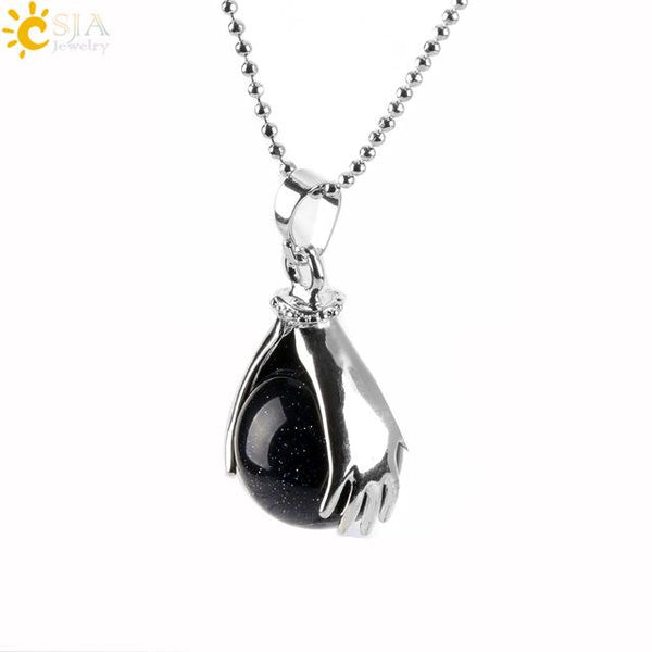 Natural Round Ball Necklace
