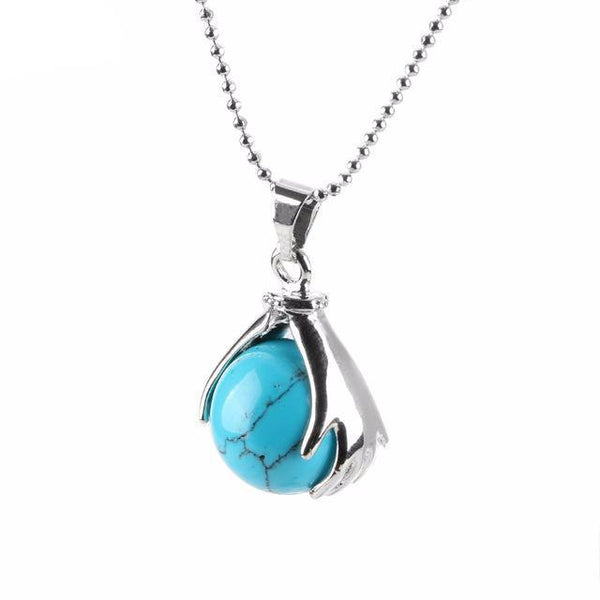Natural Round Ball Necklace