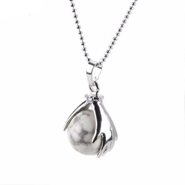 Natural Round Ball Necklace