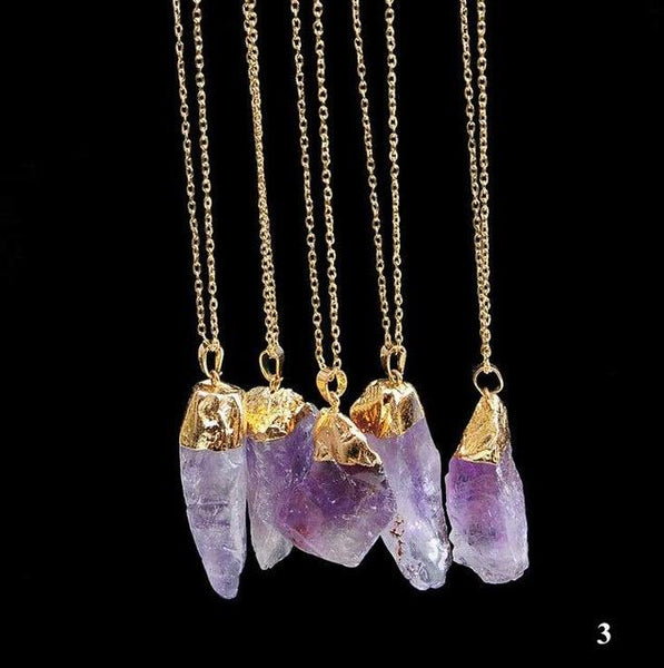 Natural Quartz Healing Necklace