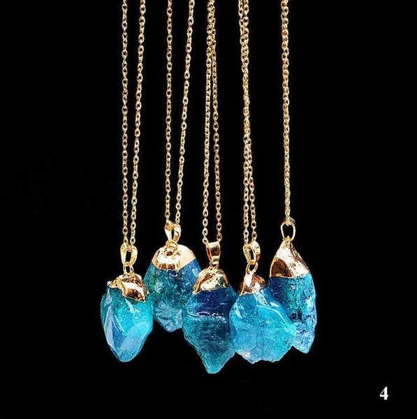 Natural Quartz Healing Necklace