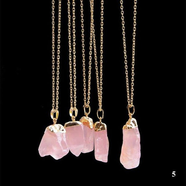 Natural Quartz Healing Necklace