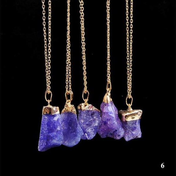 Natural Quartz Healing Necklace